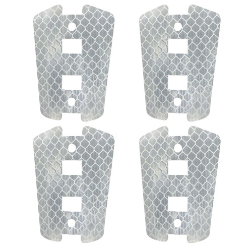 Reflective Sheet For Bicycles 4 Pack Safe Warning Wheel Rim Spokes Reflectors