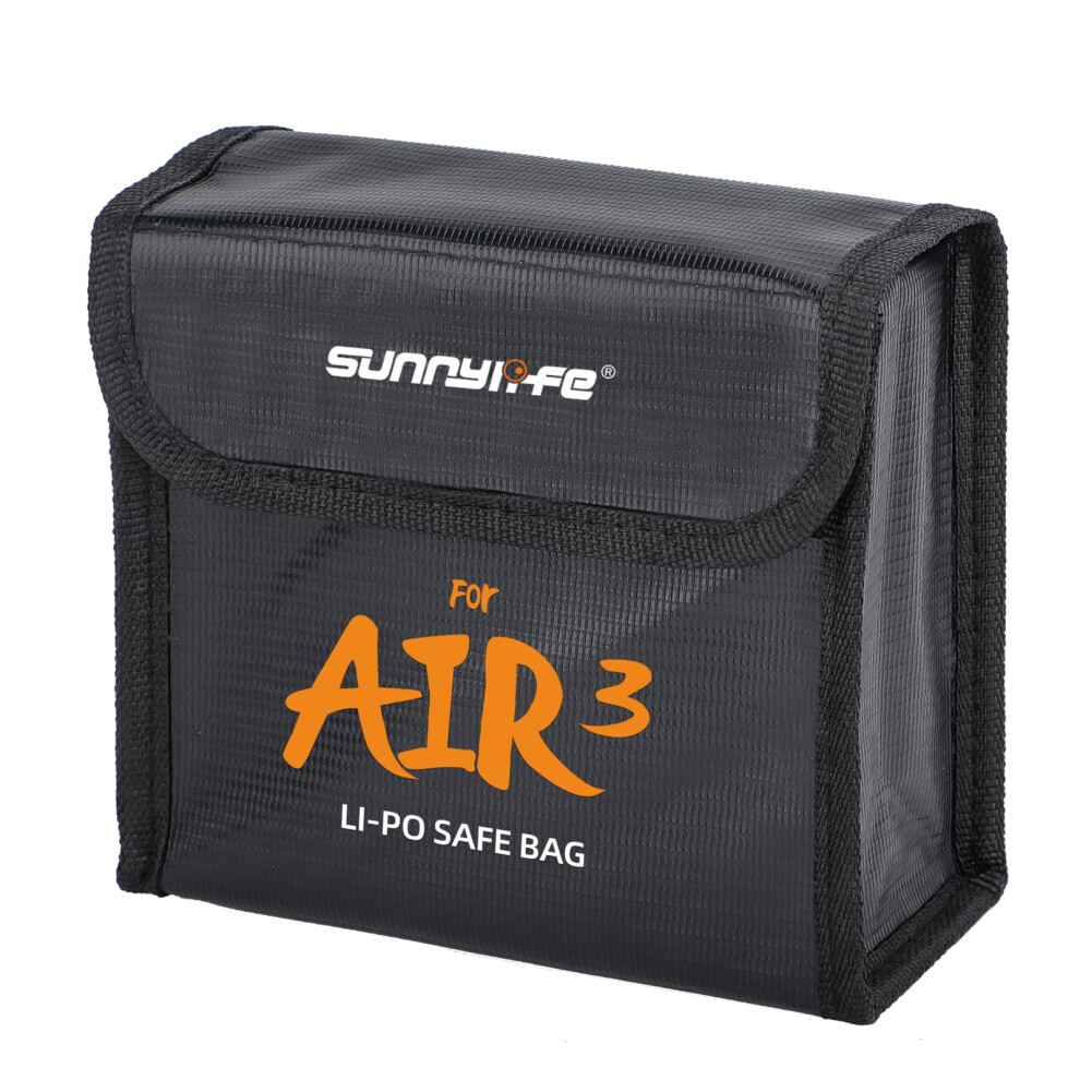 Fireproof Explosion Proof Bag For Lipo Batteries For Dji Air 3 Holds 3 Batteries Explosion-Proof Cover 9016109483621