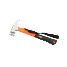 Nail Hammer Outdoor Camping Multi Functional Nail Puller With Wooden Handle Safety Hammer Tent Curtain Color C
