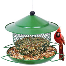 Hangable Multipurpose Water Dispenser And Food Feeder For Parrots Cockatiels Budgies Easy Refill Durable Plastic