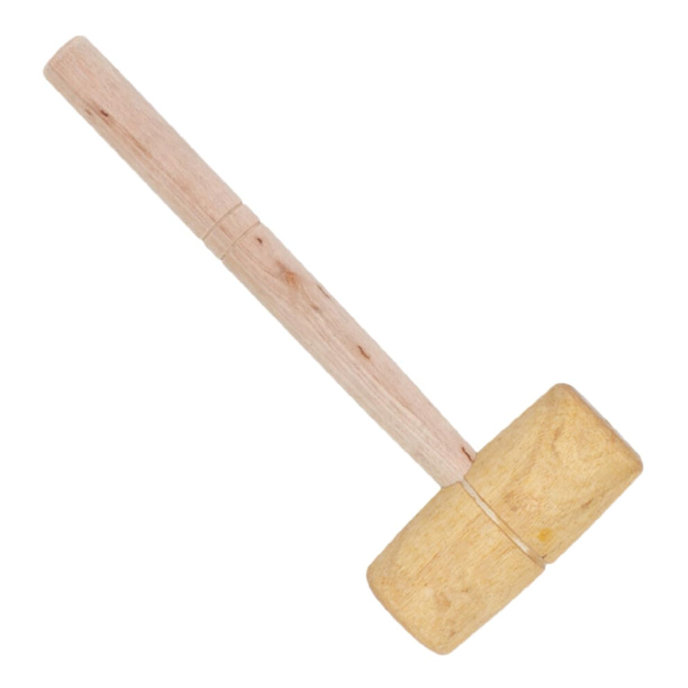 Woodworking Hand Tool Small Wooden Mallet Hammer For Diy Projects Leathercraft And Camping, 24.00X10.60x5.00cm 9354506372620