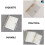 A5 Metallring Binder PVC Deckel Transparent Office Planer 10