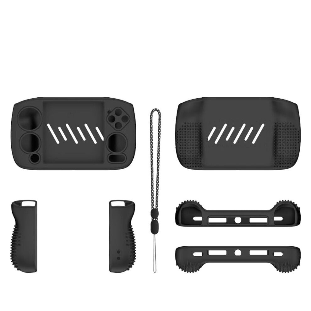Silicone Protective Case For Anbernic Rg Cubexx Gaming Console, Anti-Scratch, Drop-Protection, Black 9354506373177