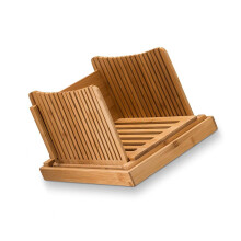 Bamboo Bread Slicer Board Set Manual Slicing Tool For Home Use Bakeware Accessory Slice Tray