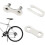 Quick Clasp Reusable Chain Link For City Single Speed Road Bicycle Plated Silver 4