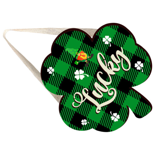 5Stk Irisches Türschild St Patrick's Day LED Leuchtend