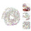 Rhinestone Chain Crystal Multicolor 1pcs 0.59x0.02x35.37in 4