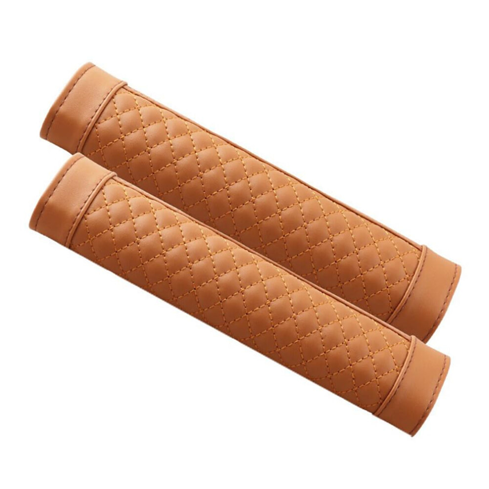 2 Pieces Soft Seat Belt Pads For Nissan Altima L32 L33 L34 1992-2025, Shoulder Strap Covers, Car Belt Protector Brown 9393856435036