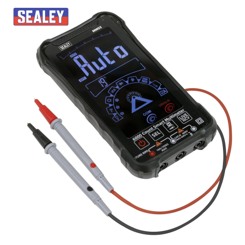 Sealey Sealey Multimeter Touch Screen Rechargeable 10 Function Voltage Meter MM03