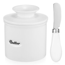Burriera 500 Ml Con Vassoio E Utensile In Acciaio