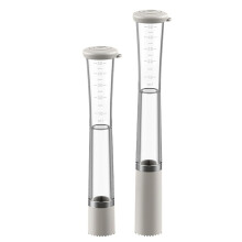2-in-1 Cocktail Muddler & Jigger Set Two Sizes For Precise Measuring Mojitos And Lemon Drinks Ice Crushing Pack Of 2