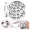 Snail Backform Kühlschrank Set 2 Schalen Silber 3