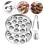 Snail Backform Kühlschrank Set 2 Schalen Silber 5