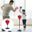 1St Fitness Bal PU Plastic Kinderen Training Rood 5