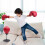 1St Fitness Bal PU Plastic Kinderen Training Rood 7