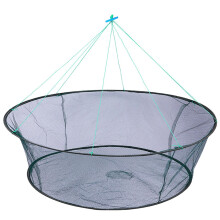 Crab Net Portable Folding Fishing Net With Thickened Rope For Minnows Lobster Shrimp