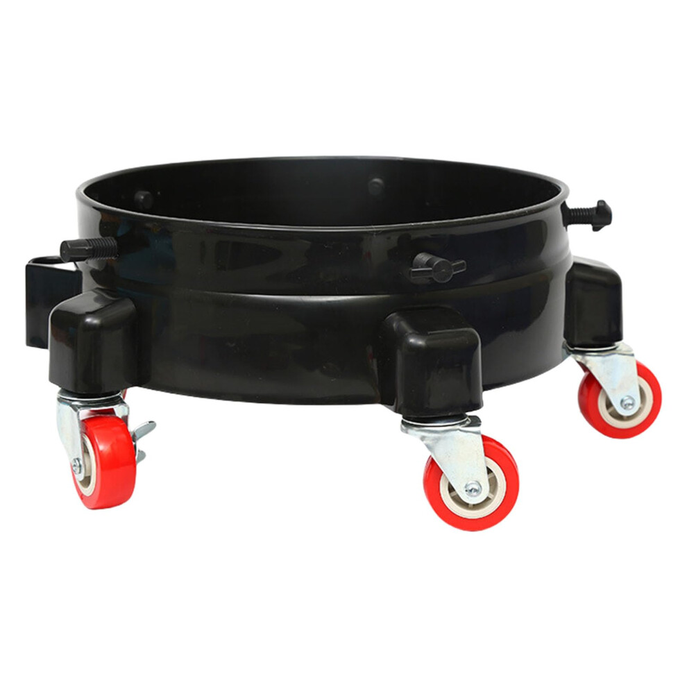 Multifunctional Car Wash Bucket Cart With Bucket Roller, Upgraded Organization Hand Cleaning Trolley, Black 9354506376031