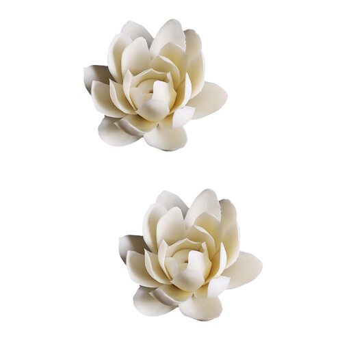 2 Lotus Räucherstäbchenhalter Lotosförmiger Behälter 1