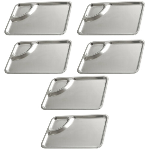 6 Teigtaschen-Platten Mehrfunktions-Chips-Schalen 2