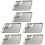 6 Teigtaschen-Platten Mehrfunktions-Chips-Schalen 2