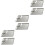 6 Teigtaschen-Platten Mehrfunktions-Chips-Schalen 5