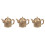 3Stück Vintage Messing 120Ml Mit Drachen-Und- - 7
