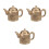 3Stück Vintage Messing 120Ml Mit Drachen-Und- - 8