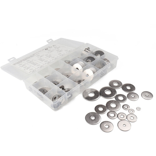 Mlins 165 Teile Scheiben M5 M8 M10 Sortiment Set 1