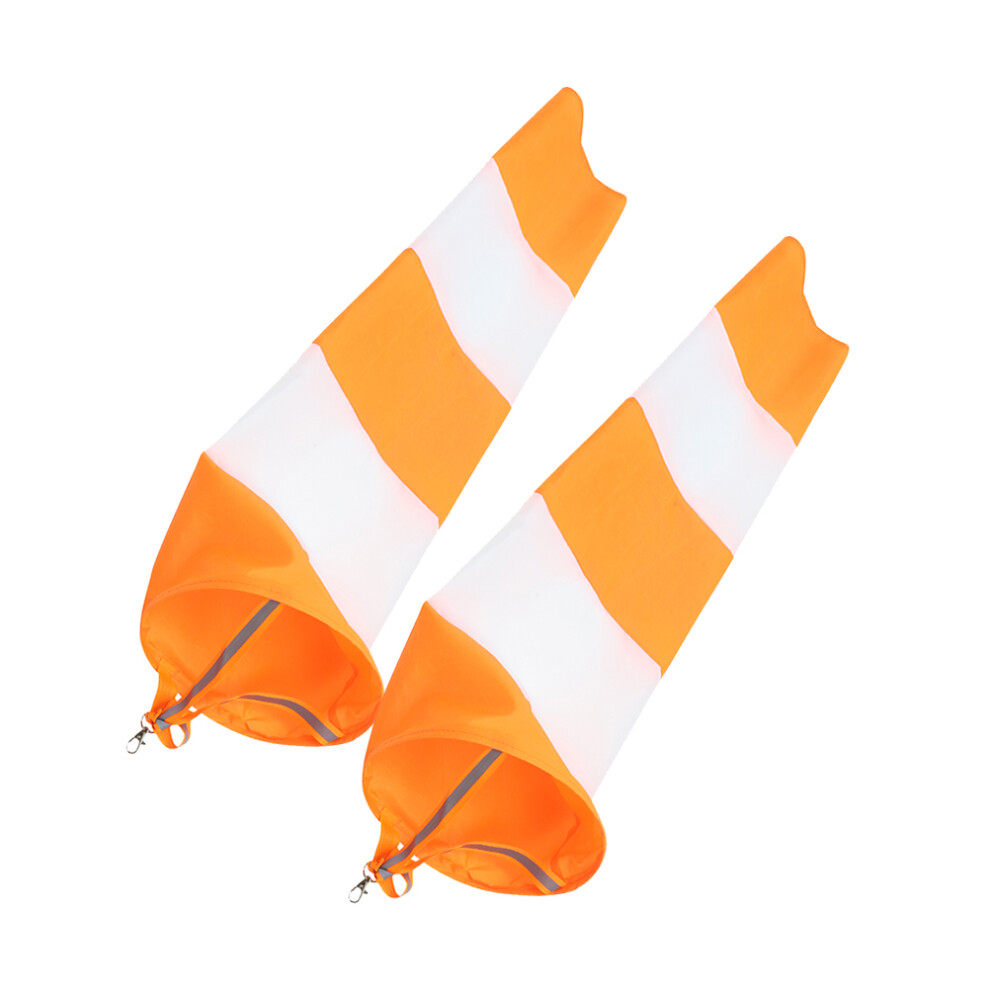 2 Sztuki Wiatrak Ogrodowy Zawieszany Z Flagą Kierunku Wiatru-image