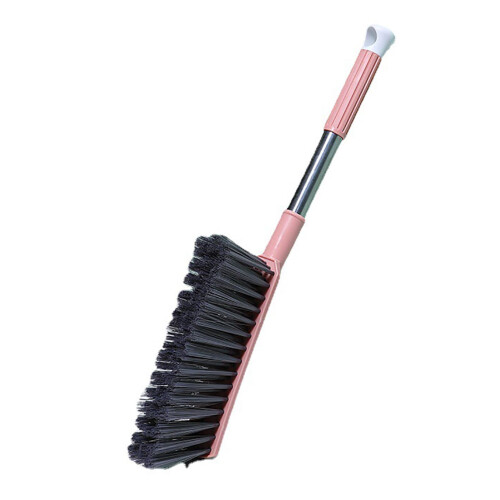 Hand Broom With Long Handle For Easy Bed Sweeping And Dusting Soft Bristles Plastic Handle Ergonomic Cleaning Tool