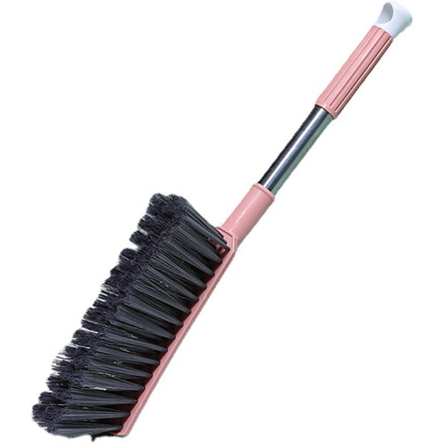 Hand Broom With Long Handle For Easy Bed Sweeping And Dusting Soft Bristles Plastic Handle Ergonomic Cleaning Tool 2
