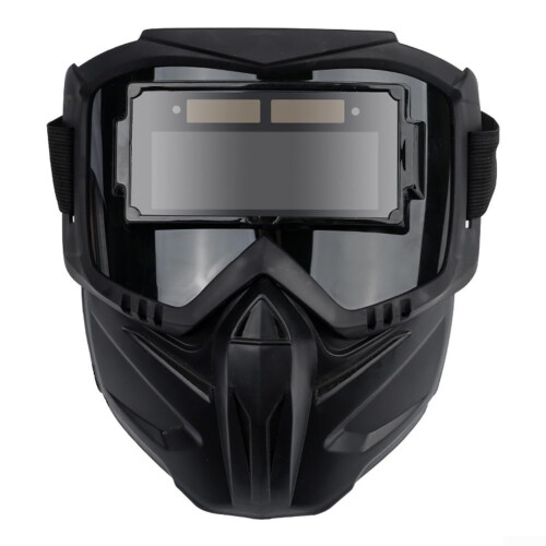 Automatic Darkening Face Protector For Welding With True Color Visibility Adjustable Headband High-Impact Shell