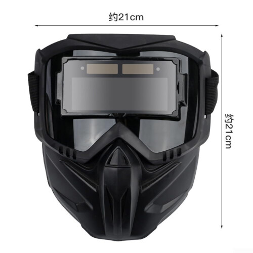 Automatic Darkening Face Protector For Welding With True Color Visibility Adjustable Headband High-Impact Shell 1