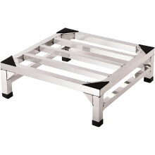 Washing Machine Stand Base, Adjustable 42-60 cm, Four-Leg Base, Washer, Dryer, Refrigerator, Anti-Vibration Mat 45x45cm
