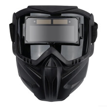 Welding Face Protector With Adjustable Straps For Custom Fit And Extended Wear Comfort