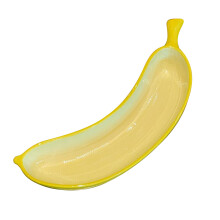 4Stk Fruchtform Keramikplatte Bananenform Für Vorspeise Dessert