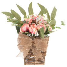 3Stück Hängender Pfingstrosen Blumenkorb Für