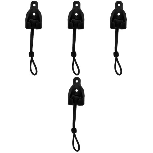 4 Sets Vorhangbefestigung Mit Bungee-Seil Schnalle 2