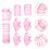 1Ensemble Tunnel Hamster Rose Pour Cage Externe DIY 7