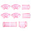 1Ensemble Tunnel Hamster Rose Pour Cage Externe DIY 6