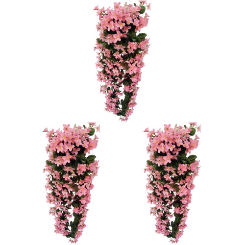 3Stk 4Blättrige Künstliche Violette Hellrosa Für Hochzeit 1
