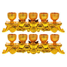 6 Sets Goldener Anbetungskelch Für Tempel Heimshrines