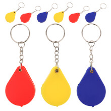9teiliges Mini Faltlupe Set Mit Schlüsselanhänger Für