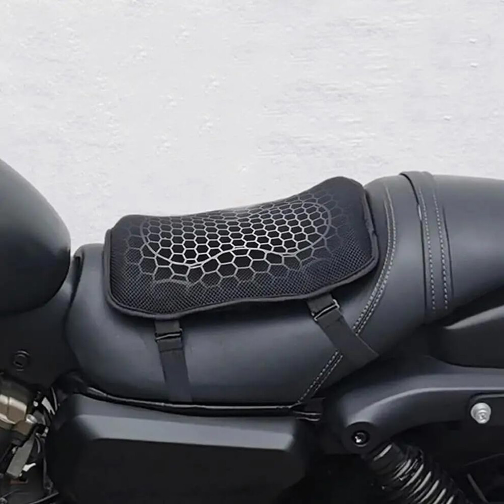 Motorcycle Saddle Cushion Universal Gel Seat Cushion 3D Honeycomb Design Highly Elastic Comfortable 9016109487933