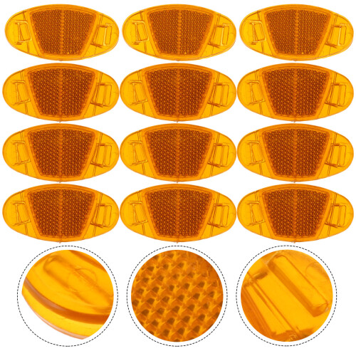 12 Fahrradreflektor Set Nachtsicherheitsreflektoren 2
