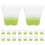 18 Unidades Transparentes 3" Com Base Silicone E Drenagem 1