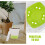 18 Unidades Transparentes 3" Com Base Silicone E Drenagem 8