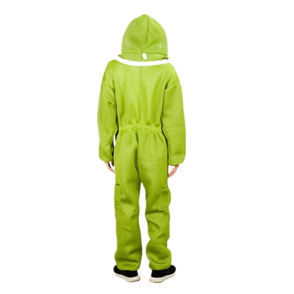 Beekeeping Suit Thick Cotton Green Bee-Proof One-Piece Spacesuit Protective Bee Suit Size L-image-OPC-PMBMS2B-NEW