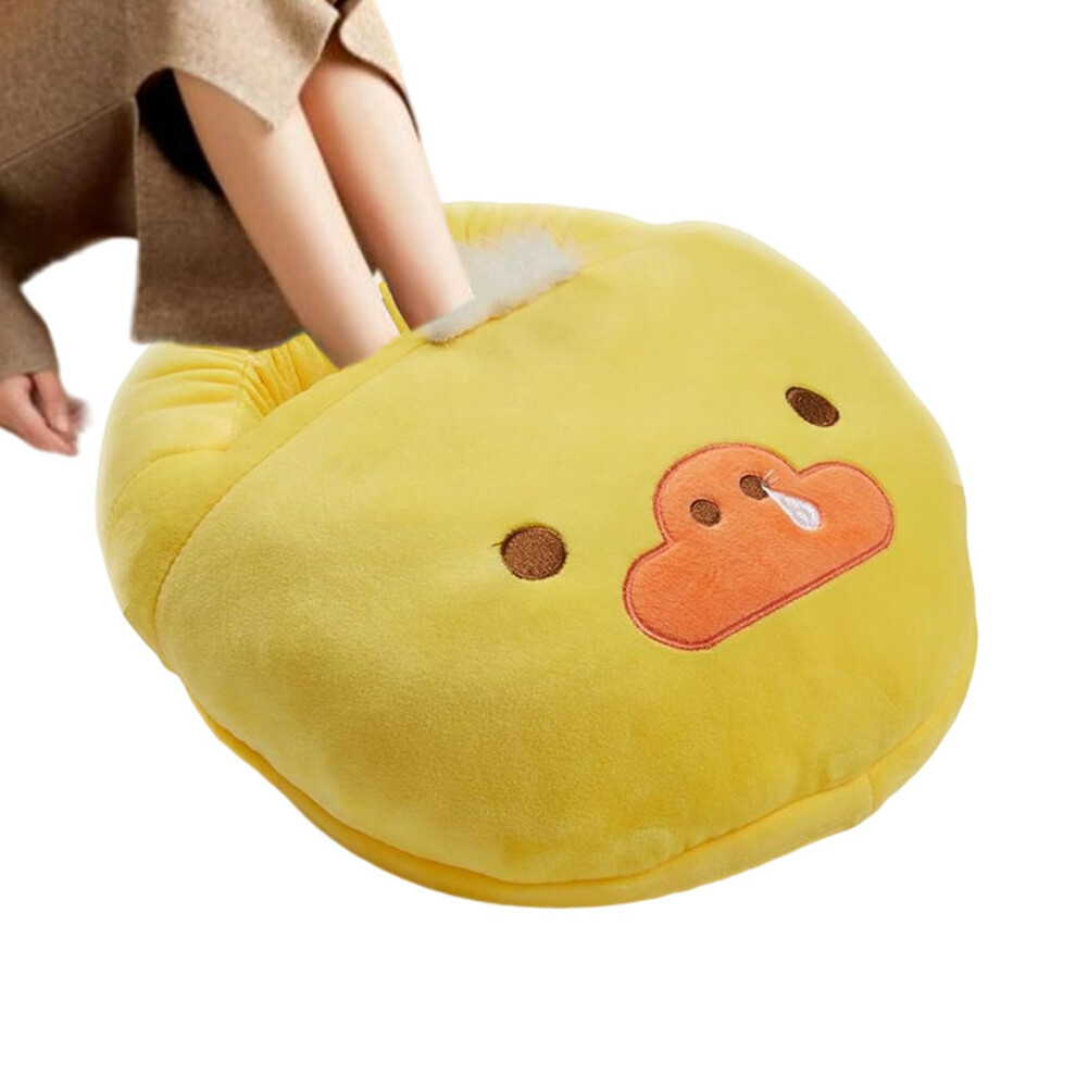 Electric Heated Foot Warmer USB Plug-In Foot Warmers For Feet Soft Heater Cartoon Shoes For Men Women Winter Snot Pig