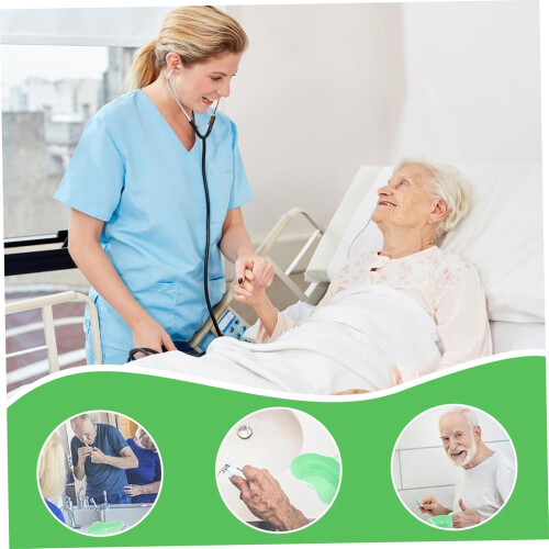 Vomit Basin Cup Plastic Emesis Basin With Hanging Handle Large Opening Spit Cup For Elderly Bedridden Teeth Cleaning 2